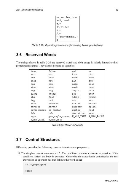 HDevelop User's Manual