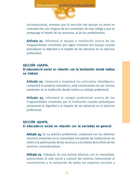 Documentos profesionalizadores (Castellano). Incluye - Eduso.net