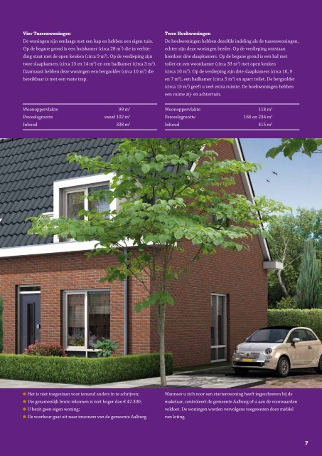 12 nieuwe woningen in Meeuwen - Tankens