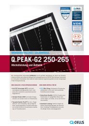 MONOKRISTALLINES SOLARMODUL Q.PEAK-G2 250-265 ...