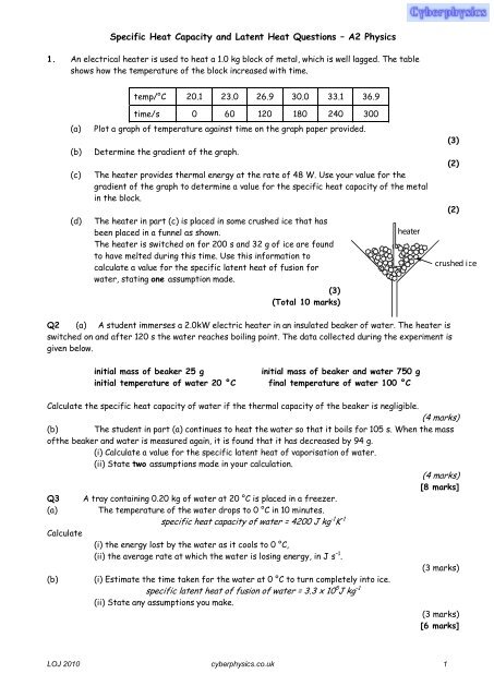 specific-heat-capacity-and-latent-heat-questions-cyberphysics