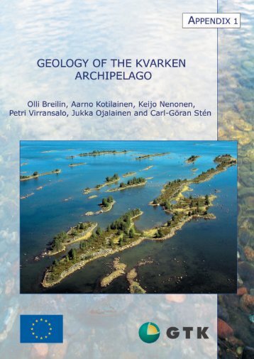 APPENDIX 1 â Geology of the Kvarken Archipelago - Arkisto.gsf.fi