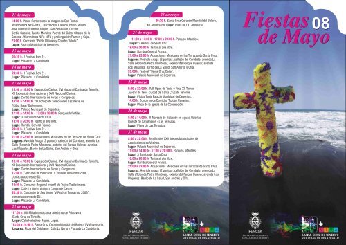 programa fiestas de mayo definitivo - Santa Cruz de Tenerife