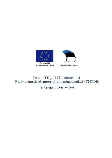 Etching rates of TiO2 and Al2O3 thin films grown by atomic ... - Tartu