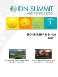 2 0 1 3 - IDN Summit and Expo