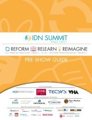 PRE-SHOW GUIDE - IDN Summit and Expo