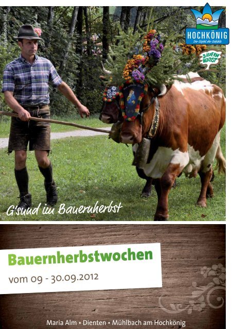 Hauptfest des Bauernherbstes in Maria Alm - Hochkoenig