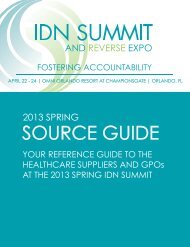 SOURCE GUIDE - IDN Summit and Expo