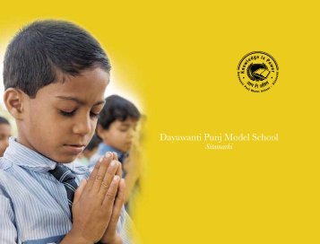 Brochure - Dayawanti Punj Model School - Punj Lloyd