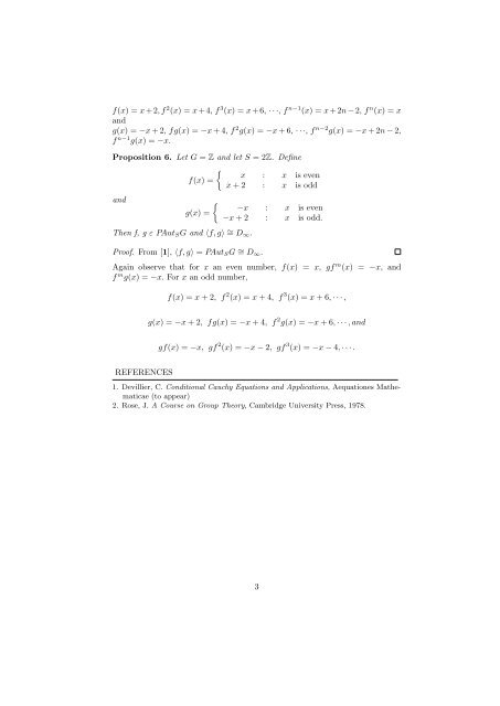 A New Representation of the Dihedral Groups - MAA Sections