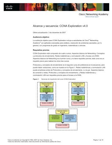 objetivos contenido ccna exploration v4.0 - GIRET