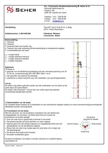 Handleiding 25 kV tester SEHER_versie 10-12-2007 - NIFV