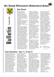 9-December 2004 Bulletin (Read-Only) - Sir Joseph Williamson's ...