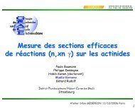 Mesure des sections efficaces de rÃ©action (n,xn gamma) - gedepeon