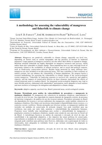 A methodology for assessing the vulnerability of ... - PanamJAS