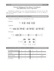 PDF version of vector operators in cartesian, spherical polar, and ...