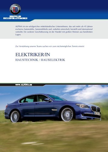 ELEKTRIKER/In