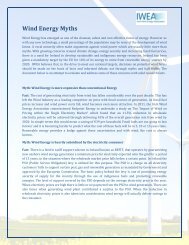 Wind Energy Myths PDF - Irish Wind Energy Association
