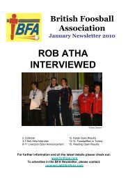 ROB ATHA INTERVIEWED - British Foosball Association