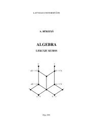 Algebra Lekciju kurss - Fizmati