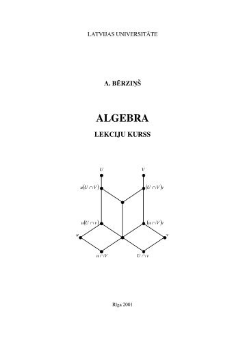 Algebra Lekciju kurss - Fizmati