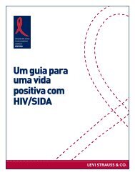 Um guia para uma vida positiva com HIV/SIDA - HIV/AIDS Program