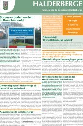 Publicaties Halderbergse Bode, 13 februari 2013 - Gemeente ...