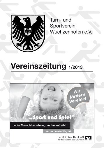 Vereinszeitung 1/2013 - TSV Wuchzenhofen eV