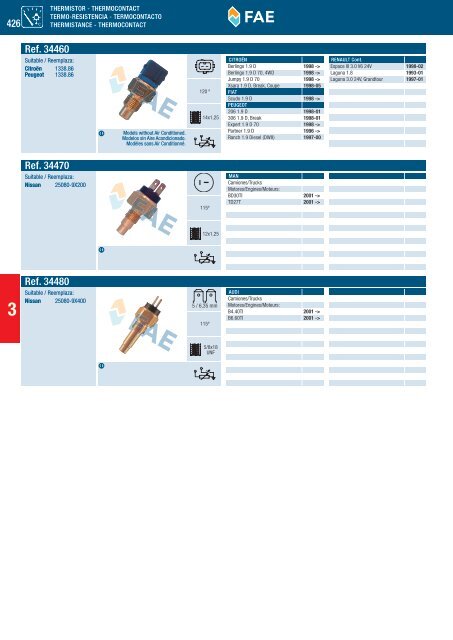 SWITCHES AND SENSORS INTERRUPTORES Y SENSORES ...