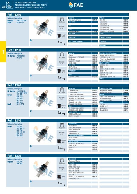 SWITCHES AND SENSORS INTERRUPTORES Y SENSORES ...