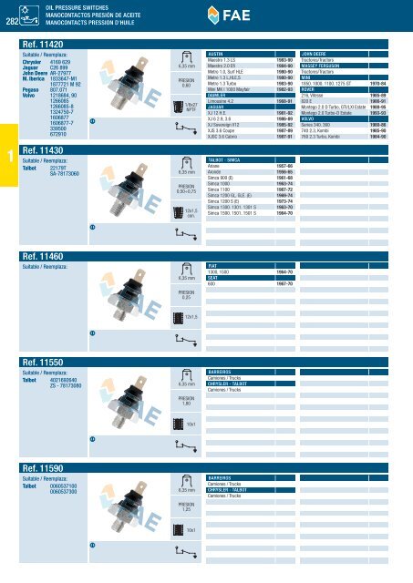 SWITCHES AND SENSORS INTERRUPTORES Y SENSORES ...