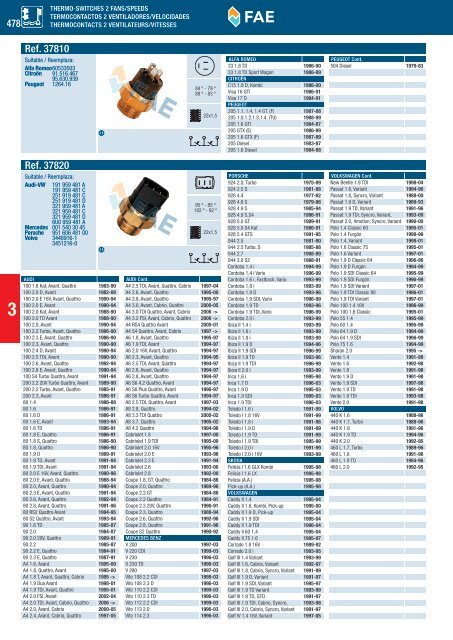 SWITCHES AND SENSORS INTERRUPTORES Y SENSORES ...