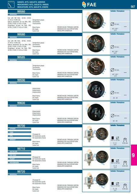 SWITCHES AND SENSORS INTERRUPTORES Y SENSORES ...