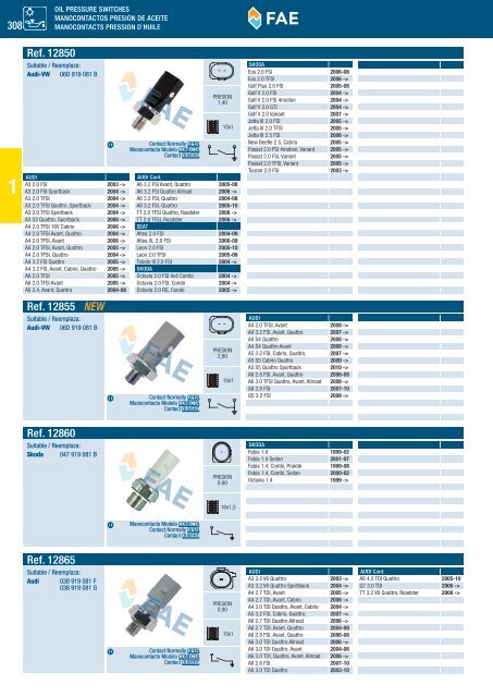 SWITCHES AND SENSORS INTERRUPTORES Y SENSORES ...