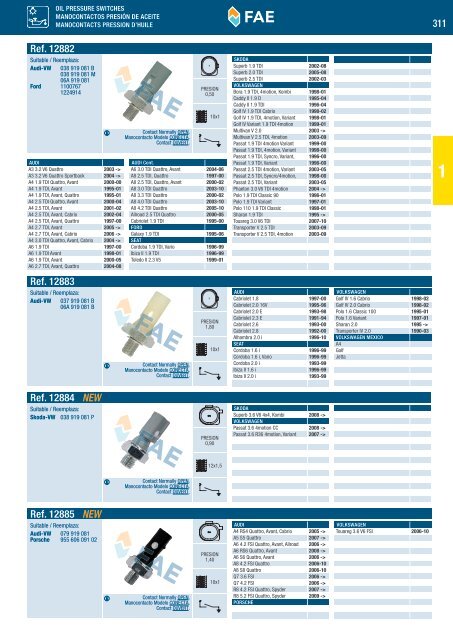 SWITCHES AND SENSORS INTERRUPTORES Y SENSORES ...