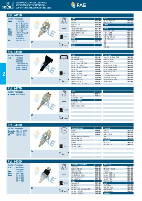 SWITCHES AND SENSORS INTERRUPTORES Y SENSORES ...