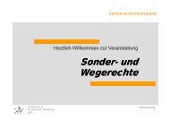 Sonder- und Wegerechte Sonder- und Wegerechte - Bernd Huppertz