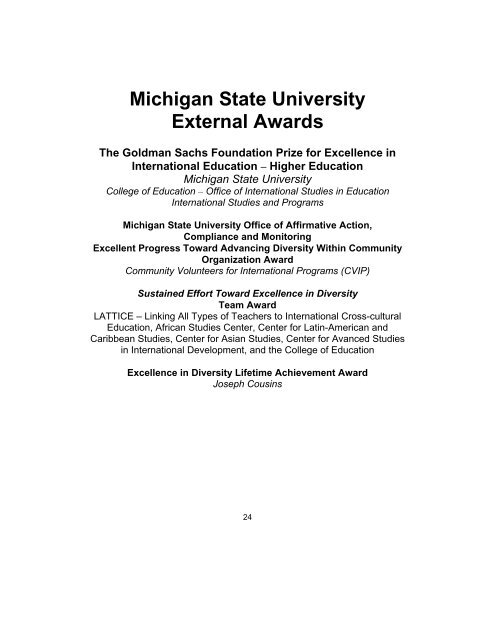 2005 (PDF) - International Studies And Program - Michigan State ...