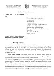 I. DispoziÅ£ii generale - Ministerul Finantelor al Republicii Moldova