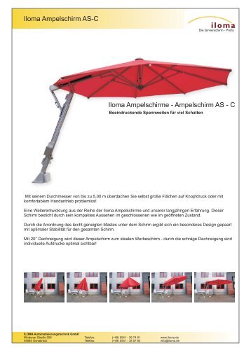 Iloma Ampelschirm C