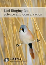 Bird Ringing for Science and Conservation - The European Union ...