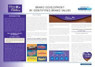 brand development by identifying brand values - Business 2000
