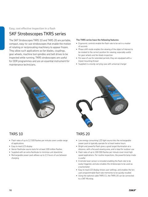 SKF Maintenance and Lubrication Products