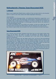 Aufbaubericht / Preview Team Associated RC8T - RC Independent eV