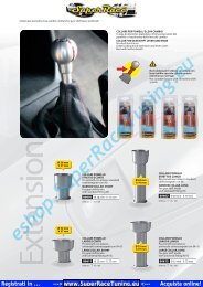 Racing Levers - Superrace Tuning ESHOP