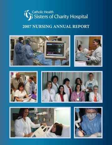 2007 NursiNg ANNuAl report - Catholic Health System