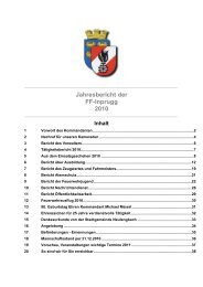 Jahresbericht der FF-Inprugg 2010