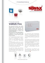 VARUS Fire [Datenblatt] - SONAX-ALARM