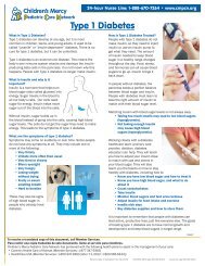 Type 1 Diabetes - Pediatric Care Network