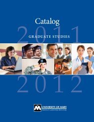 Catalog - University of Mary